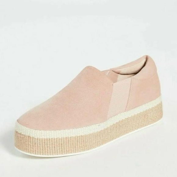 Vince Shoes - NEW ViNCE Wilden Flatform Suede Espadrille Sneakers Women's Slip-On Size 8 NWOT
